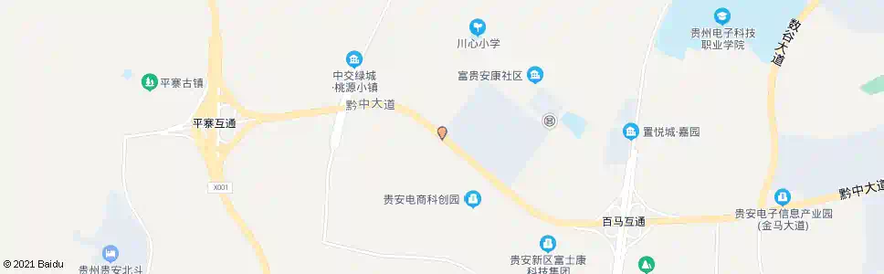安顺川心堡_公交站地图_安顺公交_妙搜公交查询2025