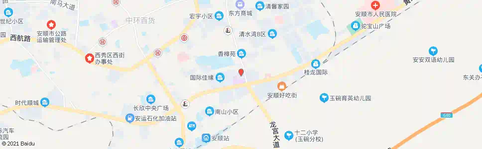 安顺市公安局(市府路)_公交站地图_安顺公交_妙搜公交查询2025