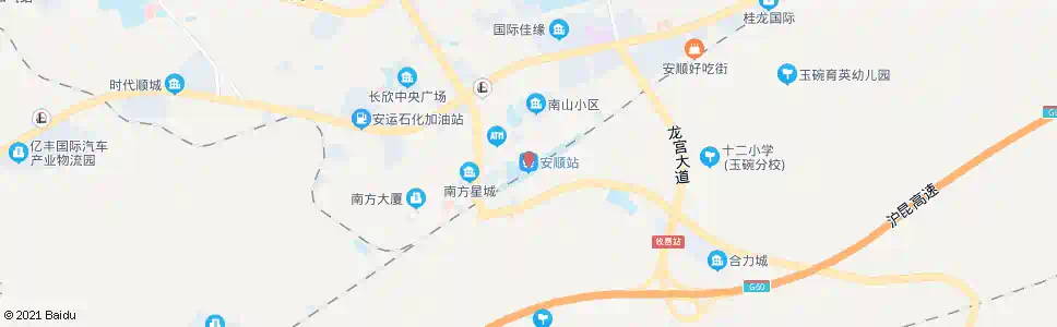 安顺安顺附中_公交站地图_安顺公交_妙搜公交查询2025