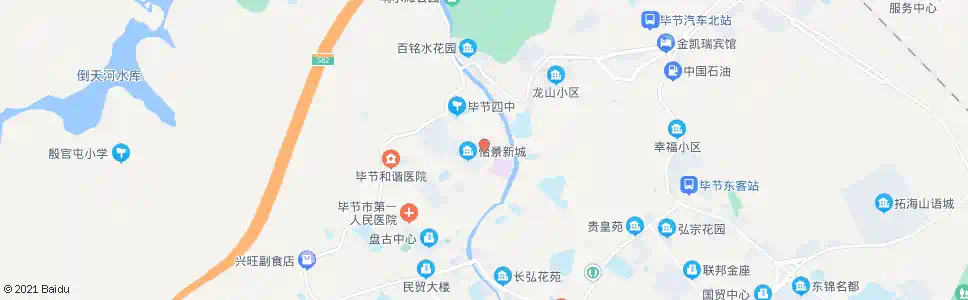 毕节怡景新城_公交站地图_毕节公交_妙搜公交查询2025