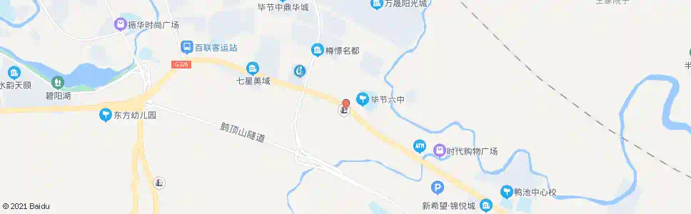 毕节六中路口_公交站地图_毕节公交_妙搜公交查询2025