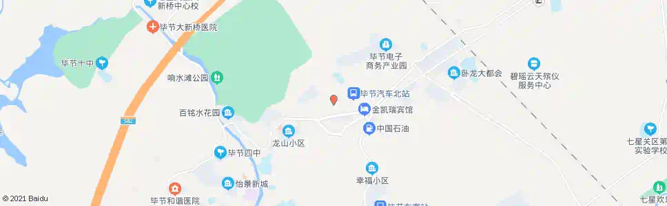 毕节水西田_公交站地图_毕节公交_妙搜公交查询2025