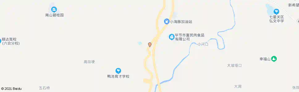 毕节草堤村公所_公交站地图_毕节公交_妙搜公交查询2025