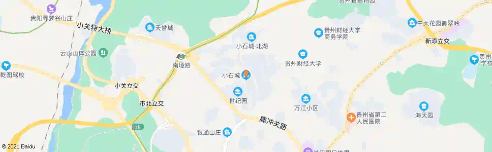 贵阳小石城_公交站地图_贵阳公交_妙搜公交查询2025
