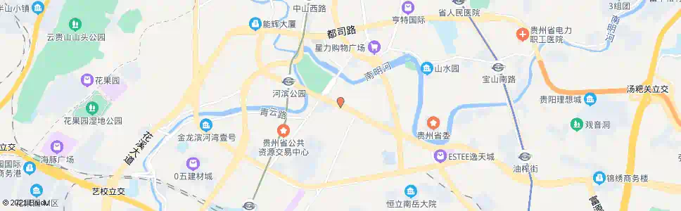 贵阳箭道街路口_公交站地图_贵阳公交_妙搜公交查询2025