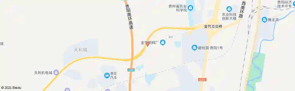 贵阳朝晖厂_公交站地图_贵阳公交_妙搜公交查询2025