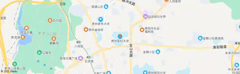贵阳贵阳医学院_公交站地图_贵阳公交_妙搜公交查询2025
