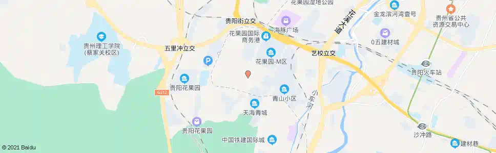 贵阳公园中路(南)_公交站地图_贵阳公交_妙搜公交查询2025