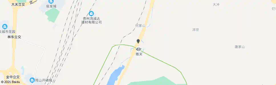 贵阳雅关大寨_公交站地图_贵阳公交_妙搜公交查询2025