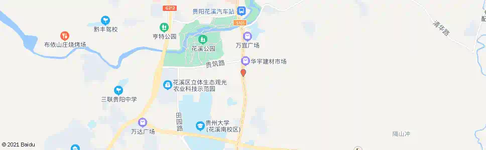 贵阳清溪南路口_公交站地图_贵阳公交_妙搜公交查询2025