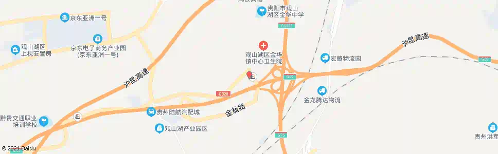 贵阳金华村_公交站地图_贵阳公交_妙搜公交查询2025