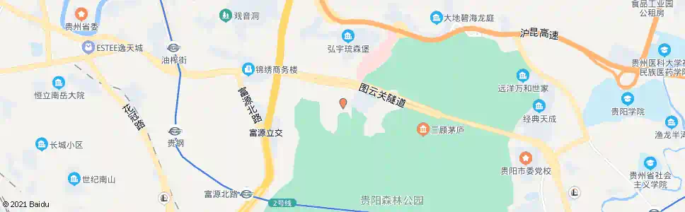 贵阳园林路(中)_公交站地图_贵阳公交_妙搜公交查询2025