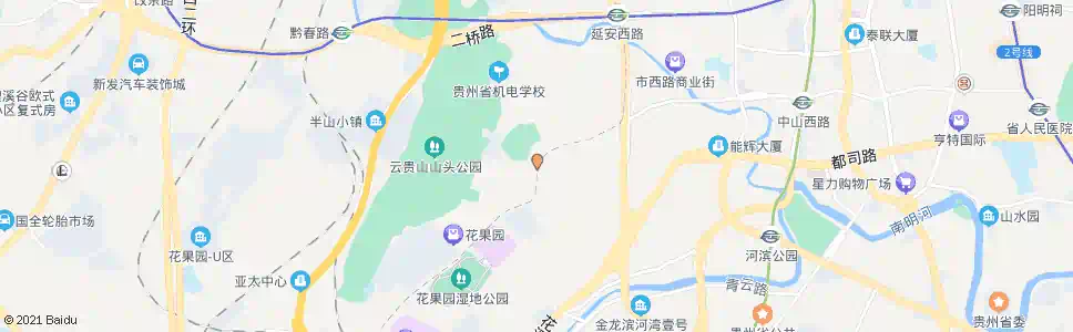 贵阳中山南路_公交站地图_贵阳公交_妙搜公交查询2025