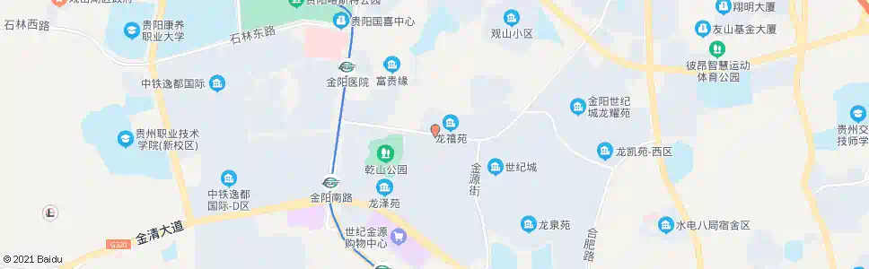 贵阳福州街口_公交站地图_贵阳公交_妙搜公交查询2025