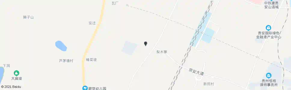 贵阳京安大道(西)_公交站地图_贵阳公交_妙搜公交查询2025