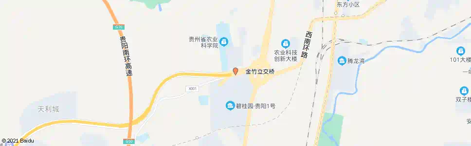 贵阳花溪农院_公交站地图_贵阳公交_妙搜公交查询2025
