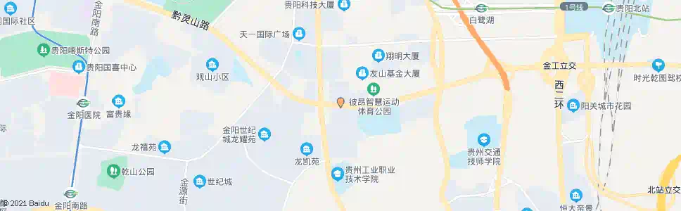 贵阳黔灵山路(西)_公交站地图_贵阳公交_妙搜公交查询2025