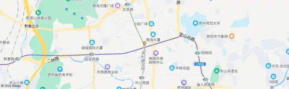 贵阳喷水池_公交站地图_贵阳公交_妙搜公交查询2025