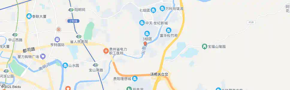 贵阳红岩桥_公交站地图_贵阳公交_妙搜公交查询2025