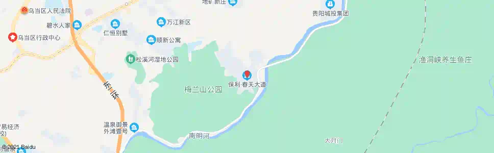 贵阳保利春天大道_公交站地图_贵阳公交_妙搜公交查询2025