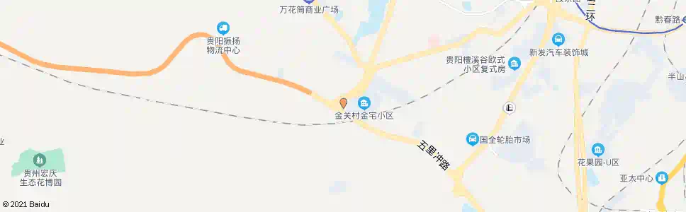 贵阳金关村_公交站地图_贵阳公交_妙搜公交查询2025