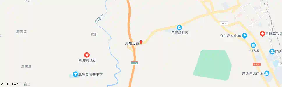 贵阳息烽收费站_公交站地图_贵阳公交_妙搜公交查询2025
