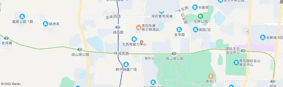 贵阳绿色未来(北)_公交站地图_贵阳公交_妙搜公交查询2025