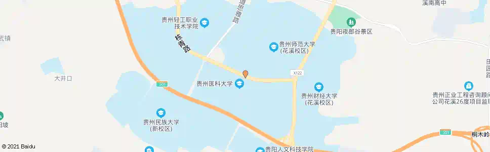 贵阳栋青南路(东)_公交站地图_贵阳公交_妙搜公交查询2025