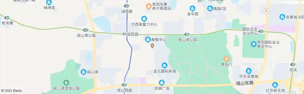 贵阳绿色未来(南)_公交站地图_贵阳公交_妙搜公交查询2025