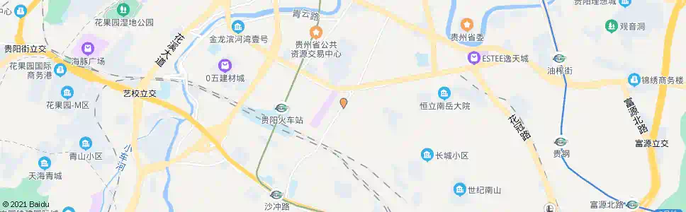 贵阳沙冲路口_公交站地图_贵阳公交_妙搜公交查询2025