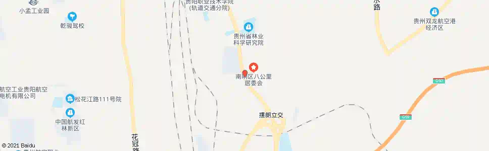贵阳八公里_公交站地图_贵阳公交_妙搜公交查询2025