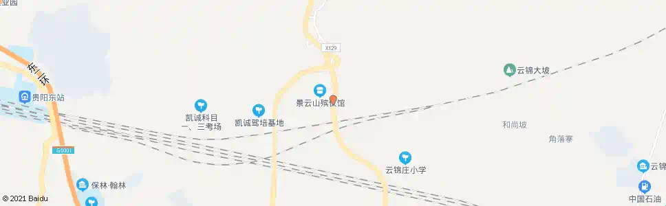 贵阳景云山_公交站地图_贵阳公交_妙搜公交查询2025
