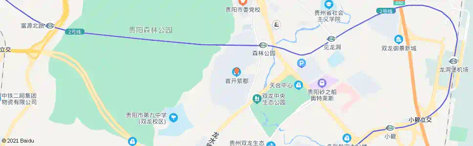 贵阳首开紫郡_公交站地图_贵阳公交_妙搜公交查询2025