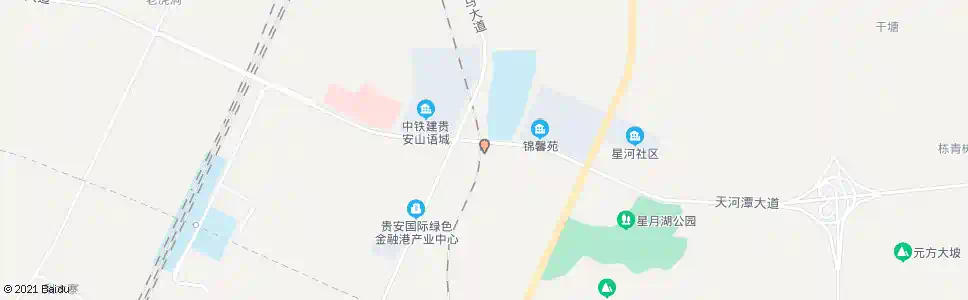 贵阳北师大贵安附校_公交站地图_贵阳公交_妙搜公交查询2025