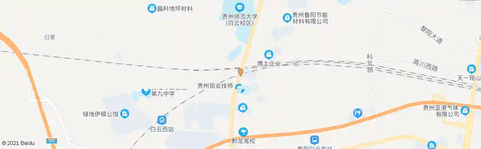 贵阳景宏工业园_公交站地图_贵阳公交_妙搜公交查询2025
