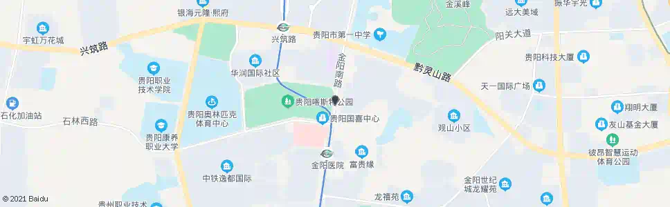 贵阳石林路口_公交站地图_贵阳公交_妙搜公交查询2025