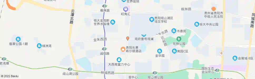 贵阳金龙国际花园_公交站地图_贵阳公交_妙搜公交查询2025