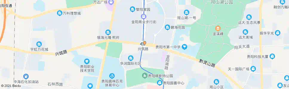 贵阳碧海乾图_公交站地图_贵阳公交_妙搜公交查询2025