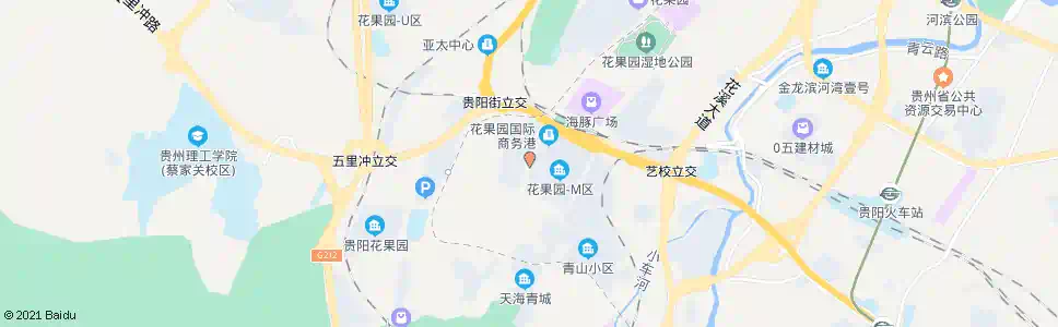 贵阳公园中路_公交站地图_贵阳公交_妙搜公交查询2025