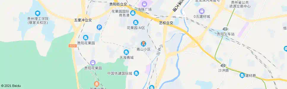 贵阳青山小区_公交站地图_贵阳公交_妙搜公交查询2025