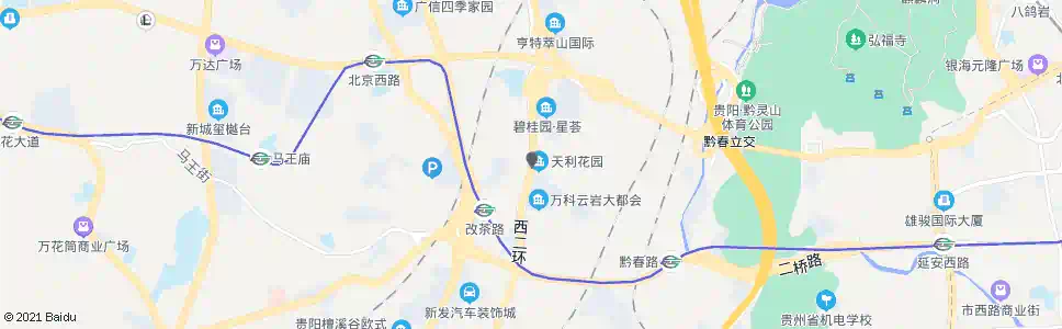贵阳圣泉路口_公交站地图_贵阳公交_妙搜公交查询2025