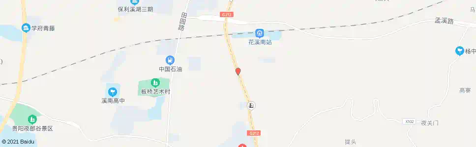 贵阳桃花寨_公交站地图_贵阳公交_妙搜公交查询2025