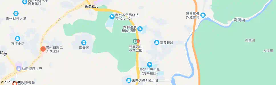 贵阳登高云山_公交站地图_贵阳公交_妙搜公交查询2025
