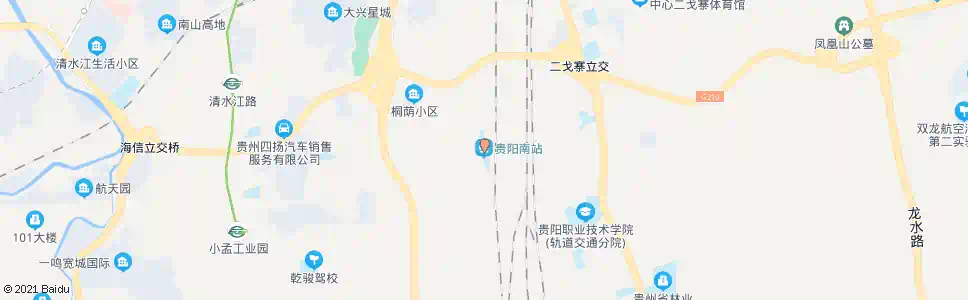 贵阳南站_公交站地图_贵阳公交_妙搜公交查询2025