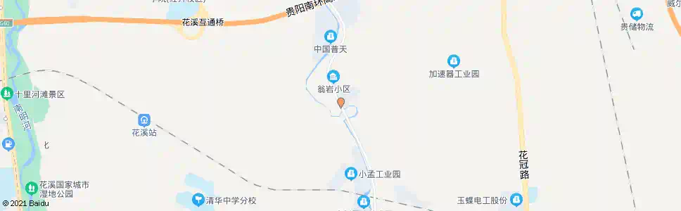 贵阳翁岩村_公交站地图_贵阳公交_妙搜公交查询2025