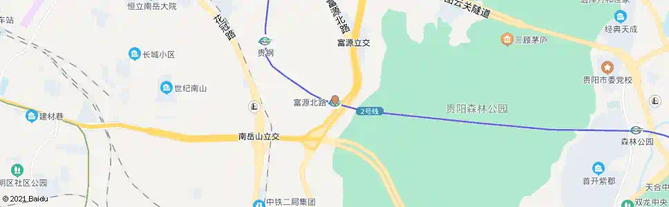 贵阳富源北路_公交站地图_贵阳公交_妙搜公交查询2025