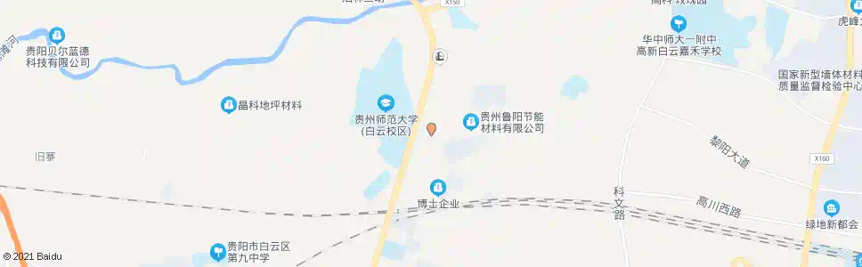 贵阳高速检测中心_公交站地图_贵阳公交_妙搜公交查询2025