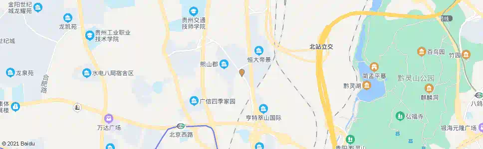 贵阳圣泉流云花园_公交站地图_贵阳公交_妙搜公交查询2025