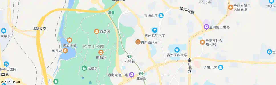 贵阳省政府后门_公交站地图_贵阳公交_妙搜公交查询2025