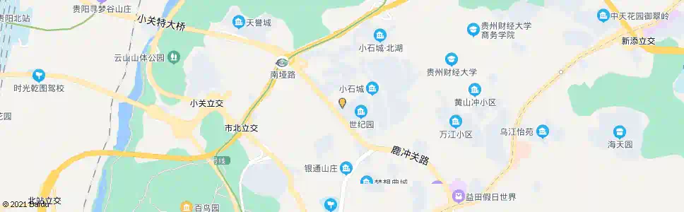 贵阳世纪园小区_公交站地图_贵阳公交_妙搜公交查询2025